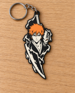Ichigo Kurosaki — معاينة دعائية للتعليقة بخلفية خشبية موحّدة