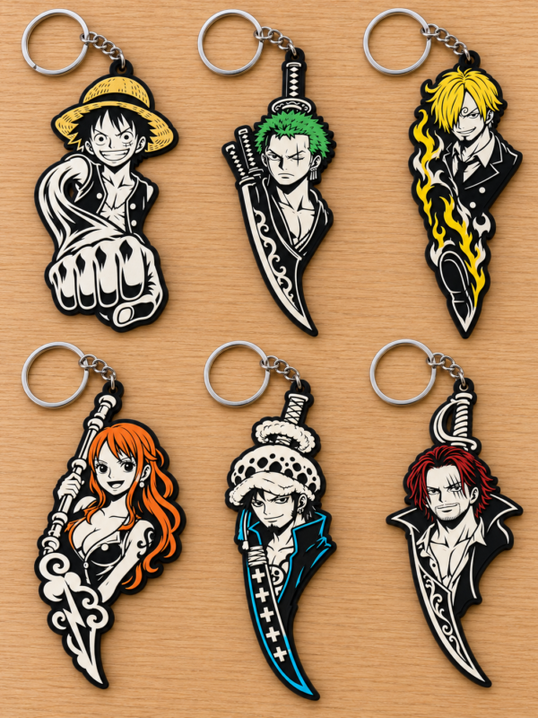 One Piece Collection — معاينة دعائية لميدالية ثلاثية الأبعاد ملوّنة