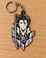 Sosuke Aizen — معاينة دعائية للتعليقة بخلفية خشبية موحّدة