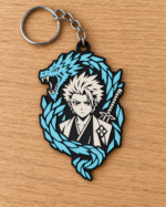 Toshiro Hitsugaya — معاينة دعائية للتعليقة بخلفية خشبية موحّدة